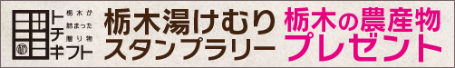 トチギフト栃木県湯けむりスタンプラリー