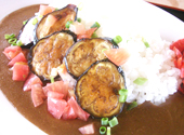 揚げなすカレー